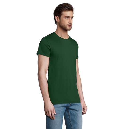 SOLS Heren Pioneer Biologisch Katoenen T-Shirt (Fles groen) - Image 3