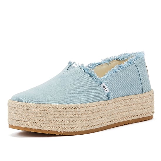 TOMS Gewassen Denim Valcia Pastelblauw Vrouwen Espadrilles - Image 3