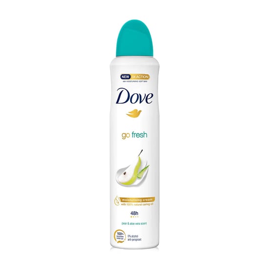 Dove Vrouwen Anti-Perspirant Deodorant Spray, Peer & Aloë Vera, 3-pack van 250ml - Image 2