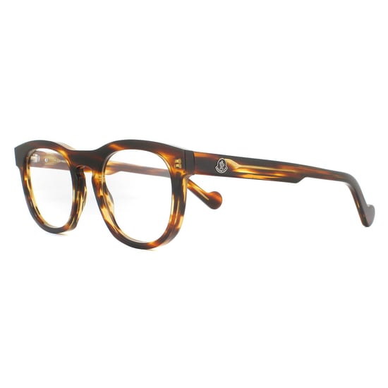 Moncler Round Havana Mens  Glasses Frames