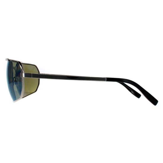 Serengeti Rechthoek Heren Glimmend Zilver Saturnus 555nm Blauw Gepolariseerd Hinkley - Image 2