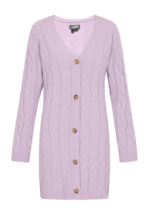 Dreimaster Vest Dames lavendel melange - Image 1