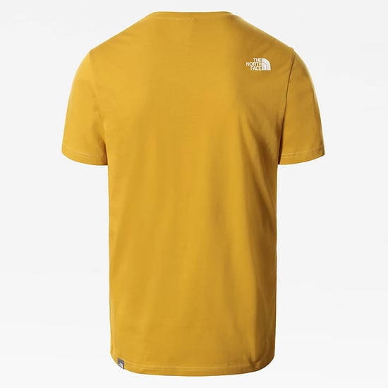 The North Face Men's Short Sleeve Simple Dome T-Shirt Arrowwood Yellow