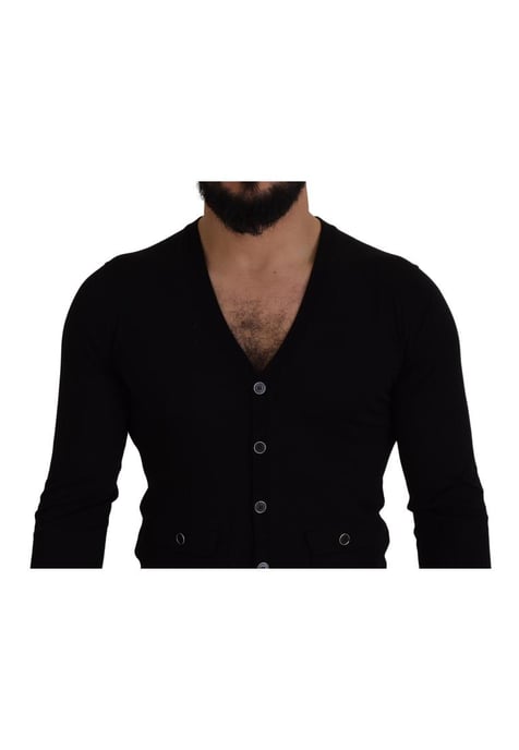 Button-down Wollen Vest Trui - Image 3