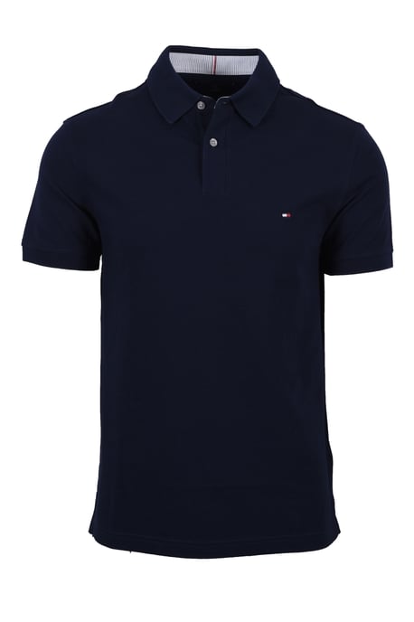 Tommy Hilfiger Regular Fit Polo Shirt Carbon Marine - Image 1