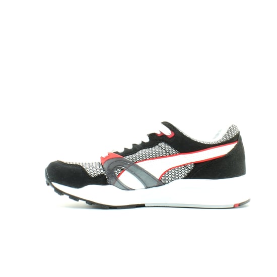 Puma Trinomic XT 1 Plus Black Lace Up Mens Trainers Running Shoes 355867 05