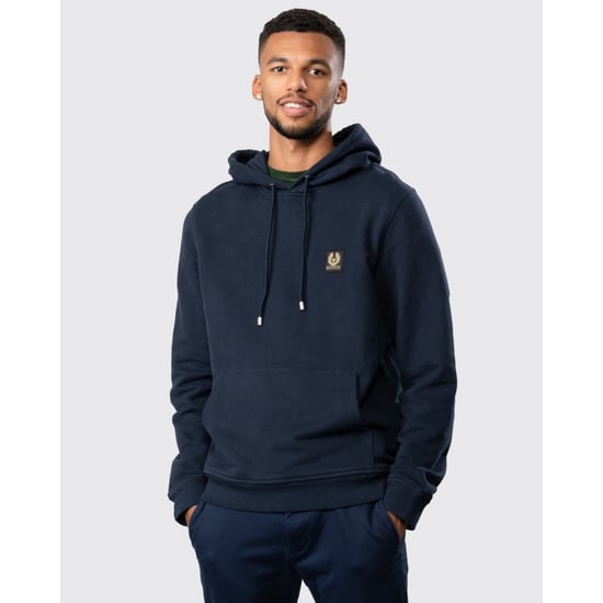 Belstaff Heren Pullover Logo Patch Hoodie - Image 1