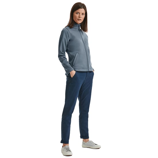 Russell Dames/Dames Slimme Softshell-jasje (Konvooi Grijs) - Image 3