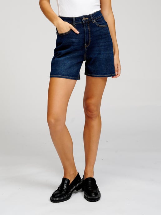The Original Performance Denim Shorts - Dark Blue Denim
