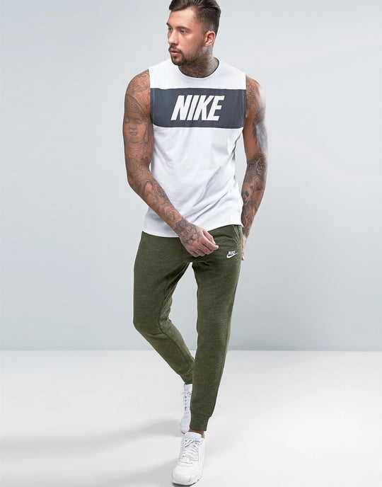 Nike herenhemd met retro logo in wit - Image 4