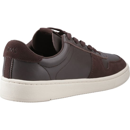 TOMS TRVL Lite Court Leer Heren Bruin Trainers - Image 2