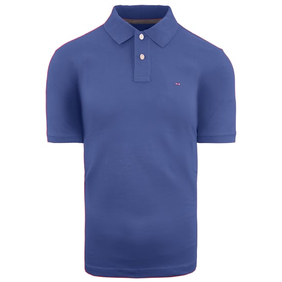 Eden Park Paris Cotton Mens Blue Polo Shirt