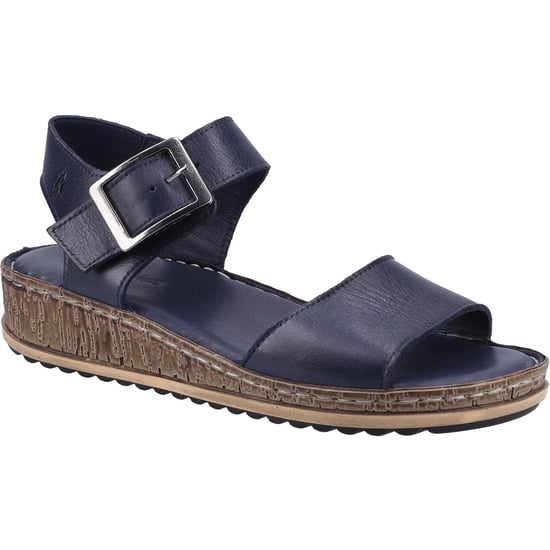 Hush Puppies Dames/dames Ellie leren sandalen (Marine) - Image 1