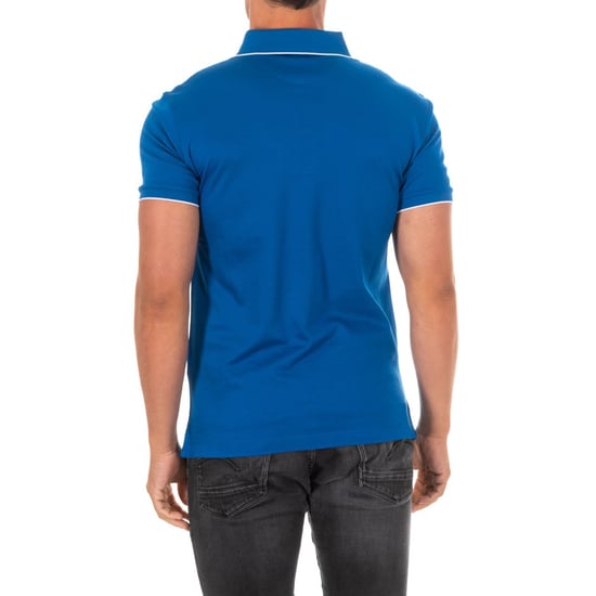 Men's short-sleeved polo shirt with lapel collar HM561801