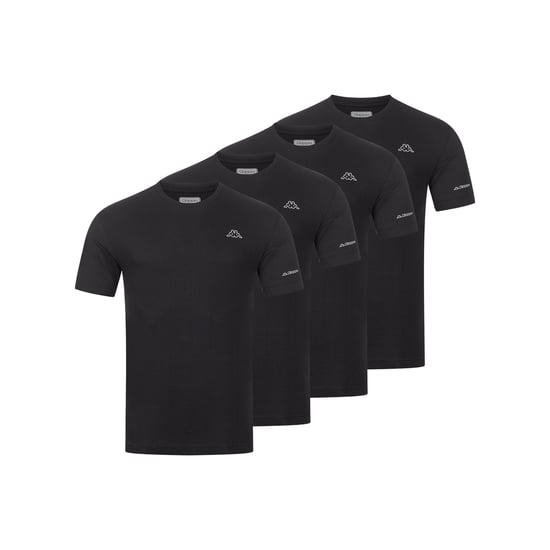 Kappa 4-Pack T-Shirt BASIC in Black