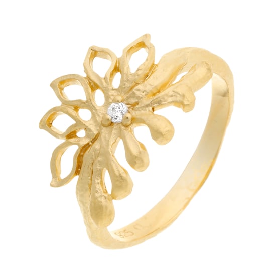 Orphelia Dames 925 Sterling Zilveren Ring - Goud ZR-6027/2 - Image 1