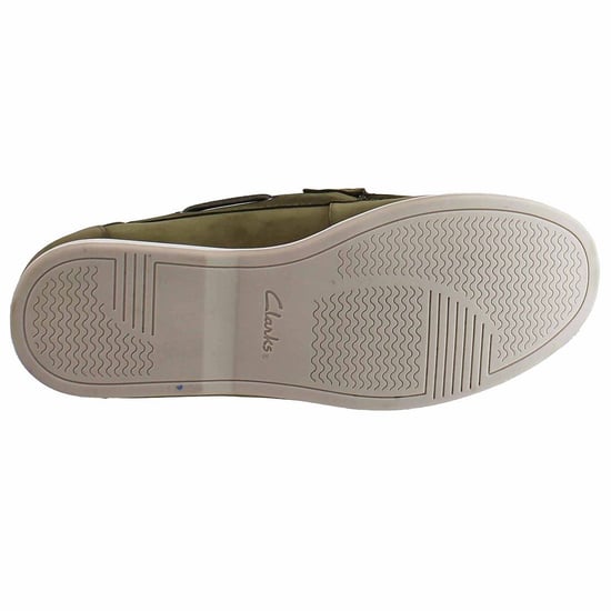 Clarks Morven Sun Herenschoenen Groen - Image 5