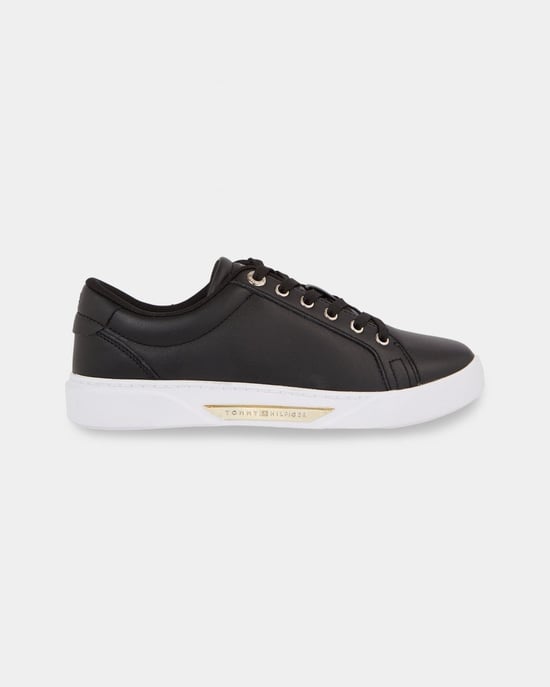 Tommy Hilfiger Gouden HW Dames Court Sneakers - Image 1