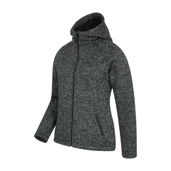 Mountain Warehouse Dames Nevis Nepbont Gevoerde Volledige Rits Hoodie (Zwart) - Image 4