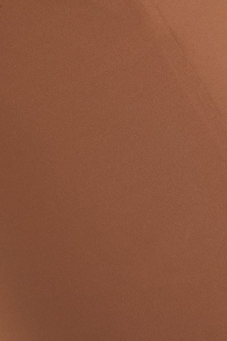 Brown Racer Bodysuit