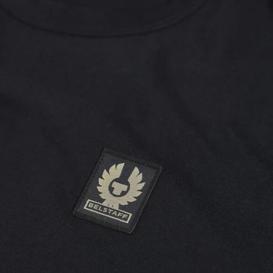 Belstaff Heren Katoenen Logo T-shirt Marineblauw - Image 2