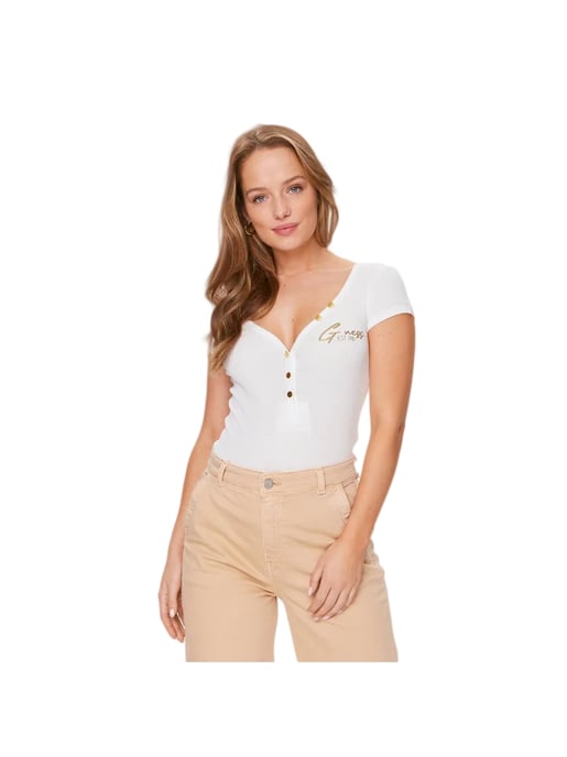 Guess dames T-shirt Henley Olympia - Image 1
