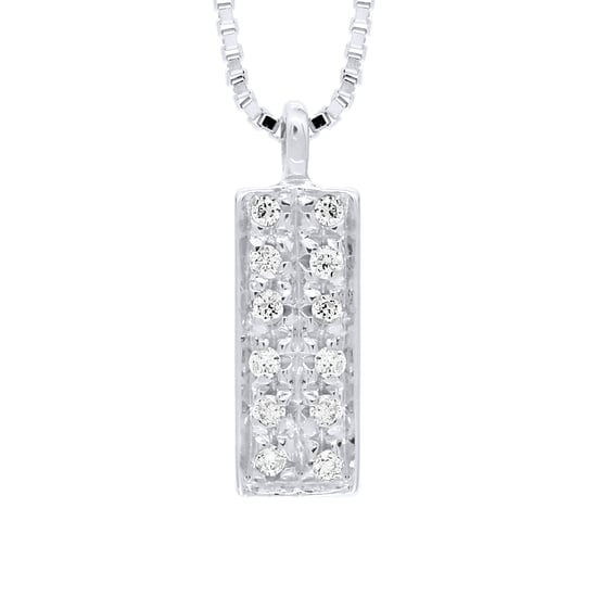 DIADEMA - Necklace with Diamonds - White Gold