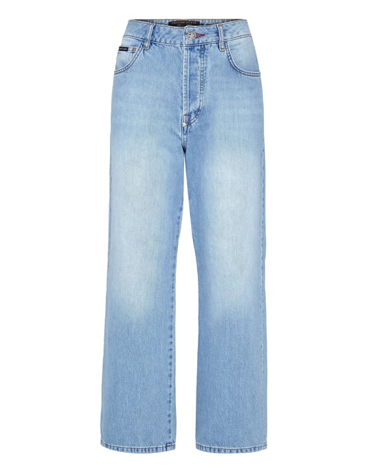 Denim Broek Losjes Iconic Plein - Image 2