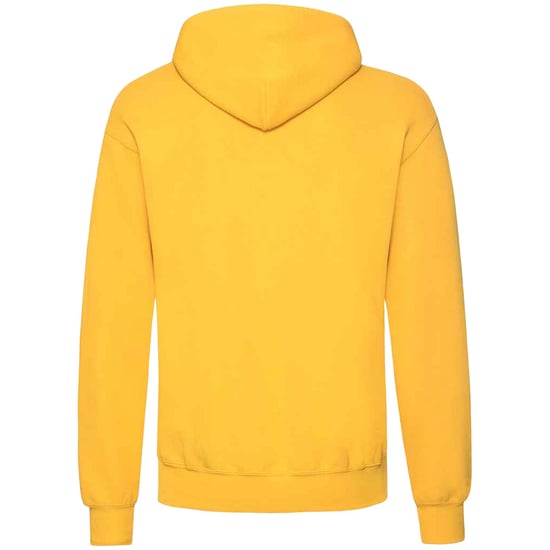 Fruit Of The Loom Unisex Volwassenen Klassiek Sweatshirt met capuchon (Zonnebloem) - Image 2