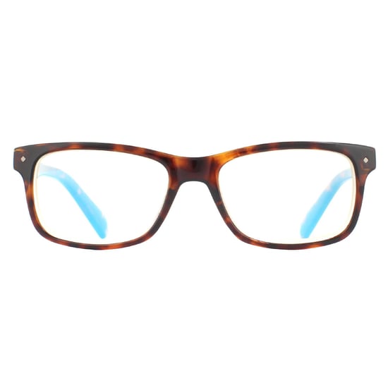 Polaroid Rectangular Havana Unisex Women Glasses Frames