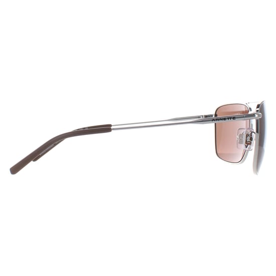 Arnette Rectangle Mens Silver Dark Brown AN3088 Boulevardier