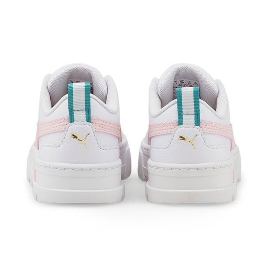 PUMA Kids Girls Mayze Leather Trainers Sports Shoes