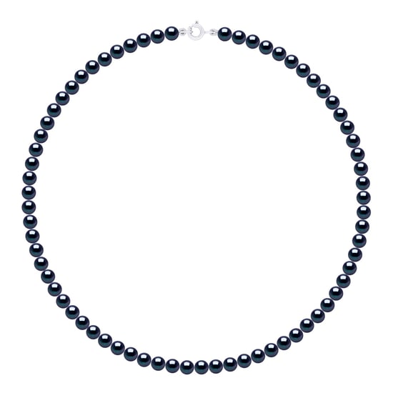 Necklace of Real Cultured Freshwater Pearls Round 5-6 mm