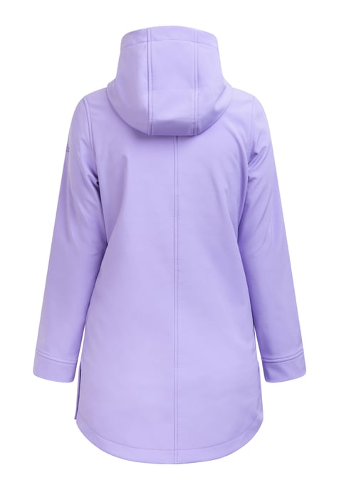 Schmuddelwedda Softshell korte jas Dames lila - Image 5