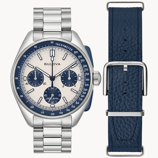 Bulova Lunar Pilot Men's Silver Watch 98K112
