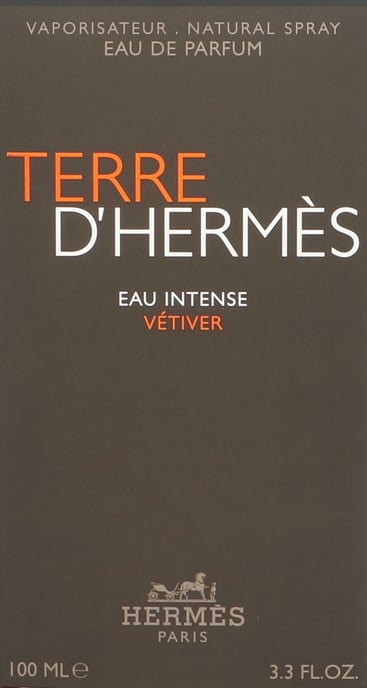 Hermes Terre d'Hermes Eau Intense Vetiver Eau de Parfum 100ml Spray For Him
