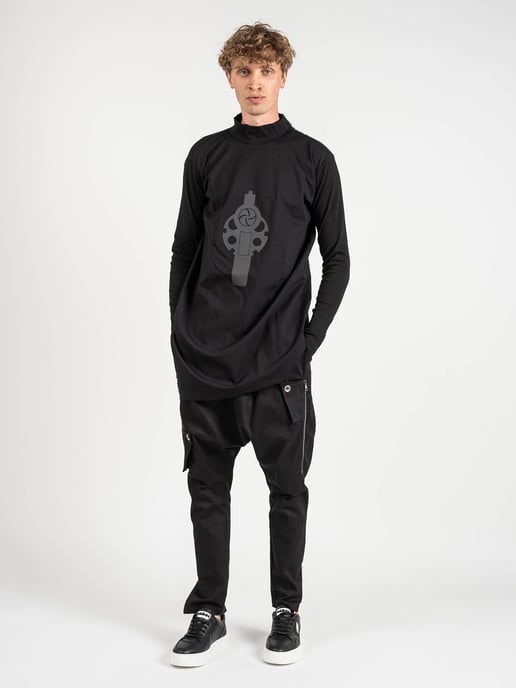 La Haine Inside Us blouse Wannact-Unisex Vrouw zwart - Image 2