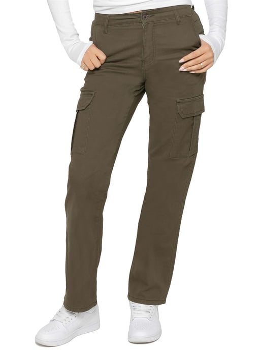 Enzo | Dames Stretch Cargo Jeans - Image 1