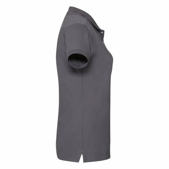Russell Dames/dames Stretch Short Sleeve Polo Shirt (Konvooi Grijs) - Image 5