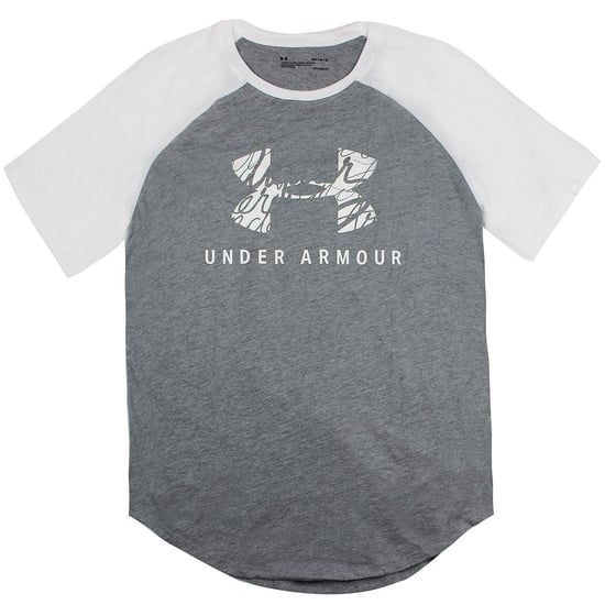 Under Armour Short Sleeve Round Neck Grey Womens T-Shirt 1344388 035