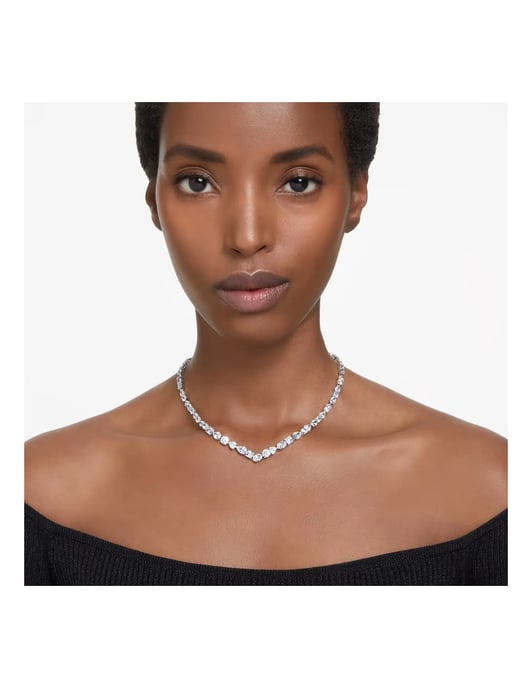Swarovski 'Mesmera' Dames Ketting van Basismetalen - Zilver 5665242 - Image 5