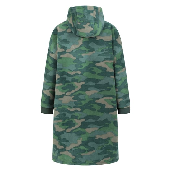 Mountain Warehouse Kinder/Kids Borg gevoerde Camo Hoodie Deken (Kaki Groen) - Image 2