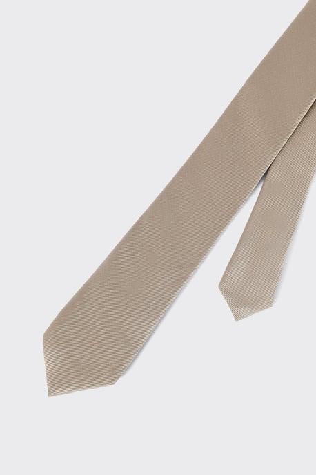 Slim Champagne Tie - Image 4