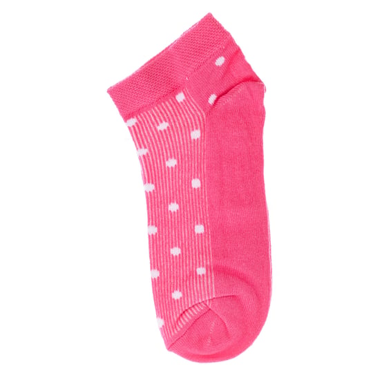 Pack of 4 women's ankle socks, women's short socks, cotton, printed.