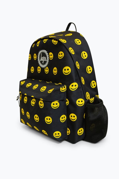 Hype Unisex Iconic Smile Black Backpack For School - Image 2