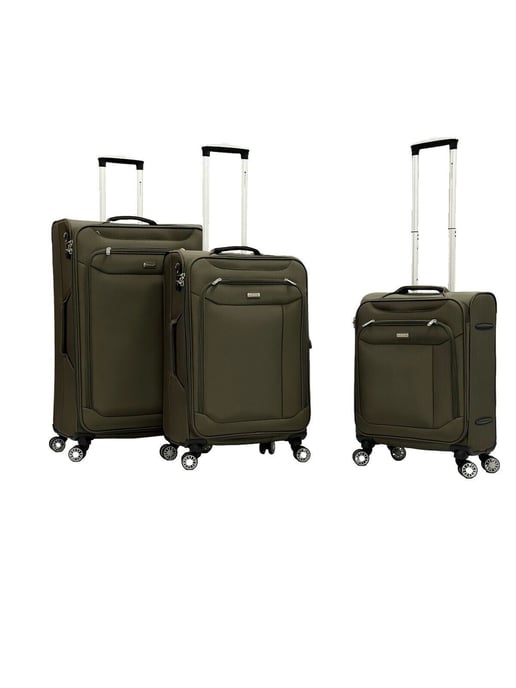 Lightweight Suitcase 4 Wheel Luggage Travel Cabin TSA Soft Bag