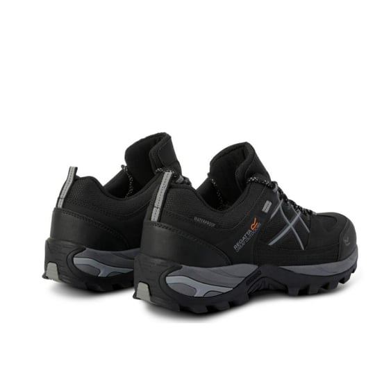 Regatta Mens Samaris III Low Walking Shoes (Black/Granite)