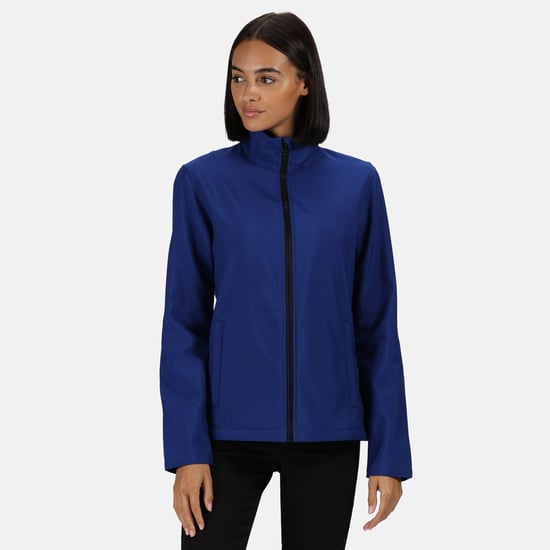 Regatta Womens/Ladies Ablaze Printable Soft Shell Jacket (Royal Blue/Black)