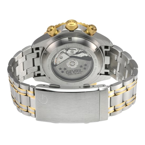 Gevril Hudson Yards Chronograph 48812B Swiss Automatic Sellita SW500 Watch