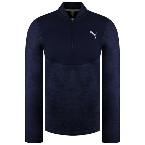 Puma x Cloudspun Heren Navy Golf Sweater - Image 1